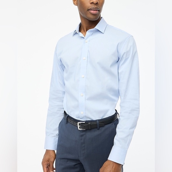J Crew WHITE Slim performance dress shirt BW401